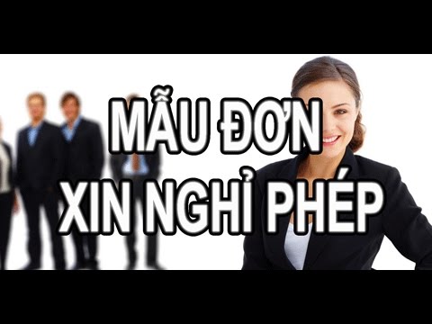 Mẫu đơn xin nghỉ phép mới nhất